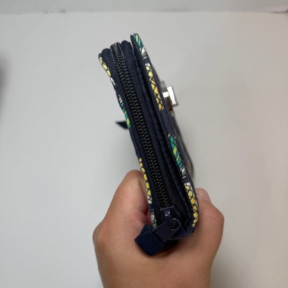 Vera Bradley Toucan Party Cosmetic Case, Turn Lock Wallet, Checkbook Cover Lot - Picture 6 of 13